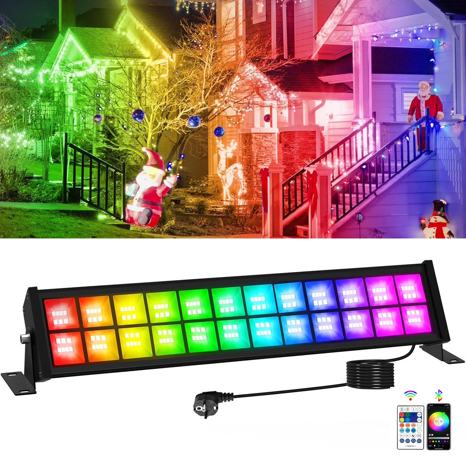 Smart Garden Lights Uk - 50/72 Вт RGB светодиодный прожектор с