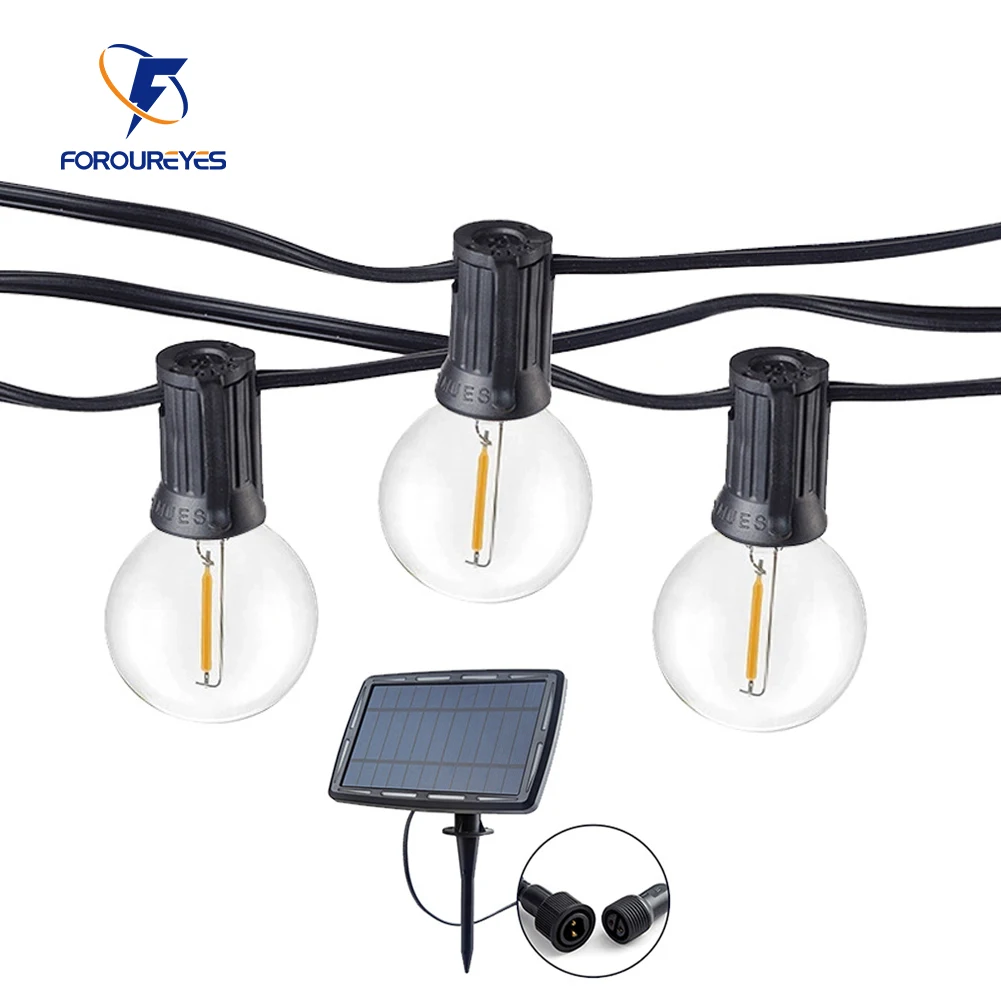 Smart Garden Light Camera - 100-гирлянда, с солнечной панелью, пластмассовая, G40,