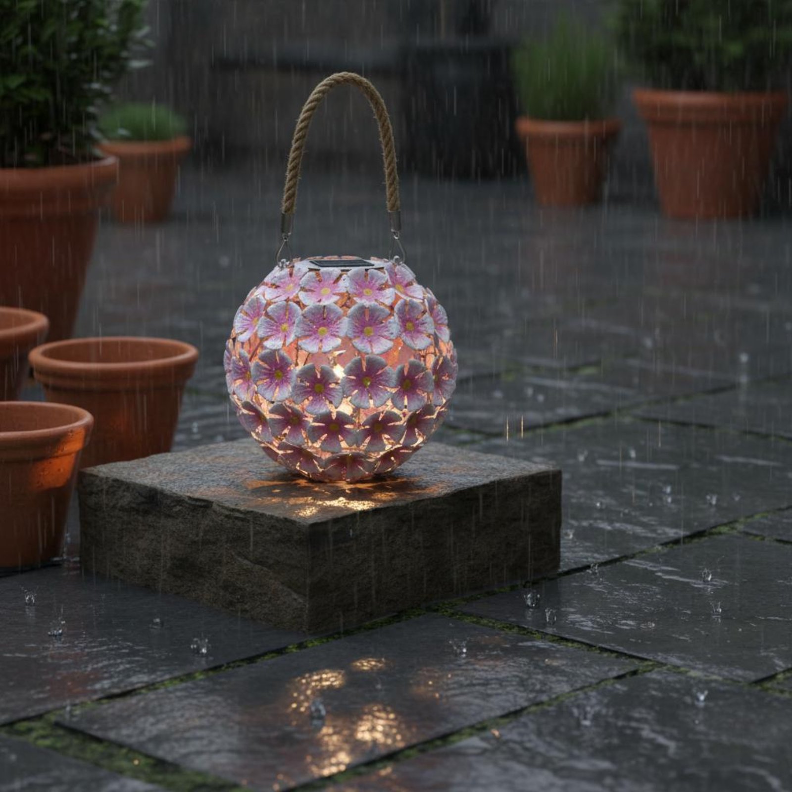 Smart Garden Lanterns - Подвесной цветочный фонарь на солнечной батарее,