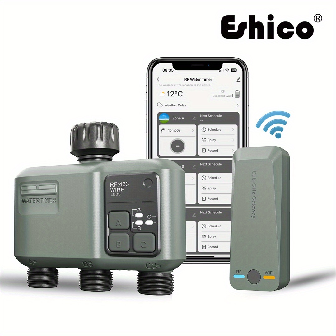 Gardena Smart Irrigation Control - Умный таймер спринклера Eshico: 3-зонная беспроводная
