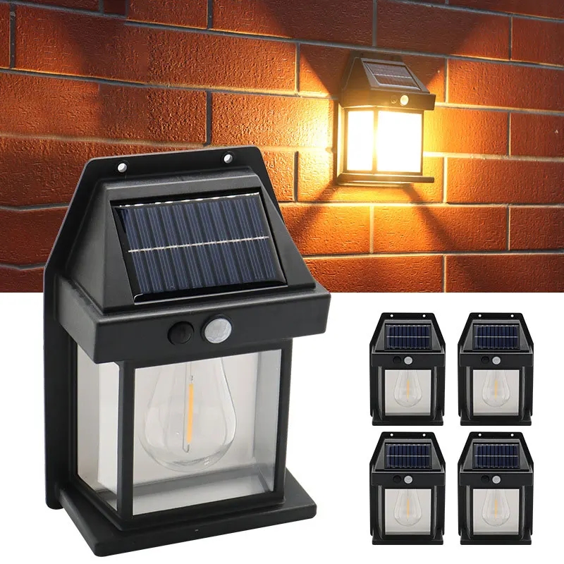 Smart Garden Lanterns - Вольфрамовая Ночная лампа на солнечной батарее,
