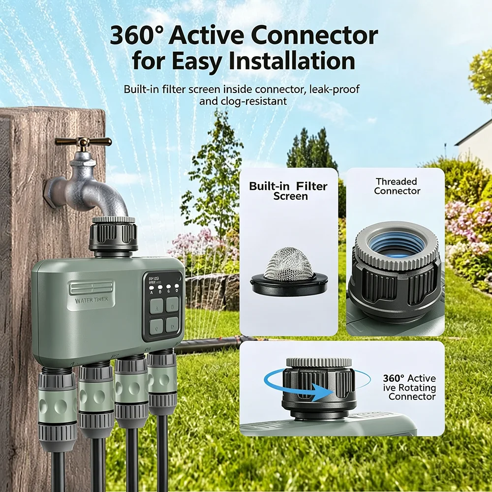 Умный Wi-Fi RF433 таймер полив – обзор и цена Gardena Smart Irrigation Control