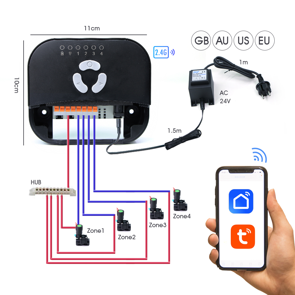 Контроллер электромагнитного к – обзор и цена Smart Garden Hose Valve